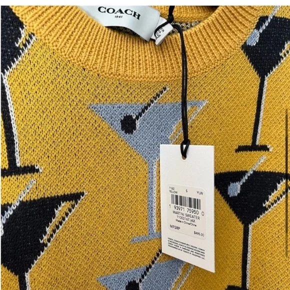 Coach martini sweater NWT - Picture 4 of 5